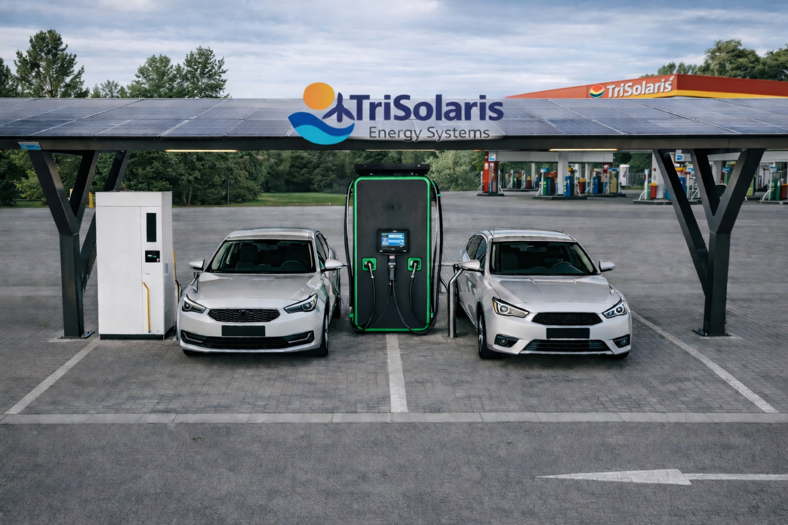 Cartport mit ladestation